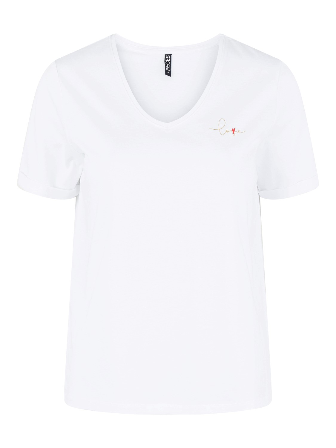 Camiseta Love blanca